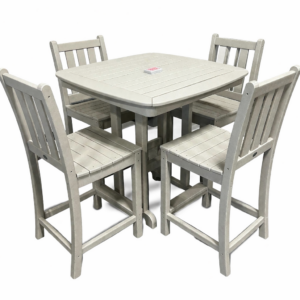 Traditional Garden 5-Piece Counter Dining Set in Sand