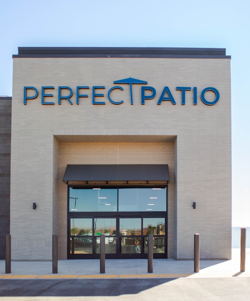 Perfect Patio Furniture showroom on River Road in St. George, UT